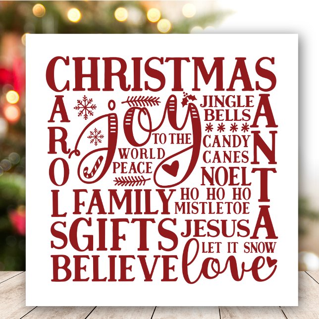 Julens Tunnelbanan Art | ROLIGT Julkort (Skapare uppladdad)