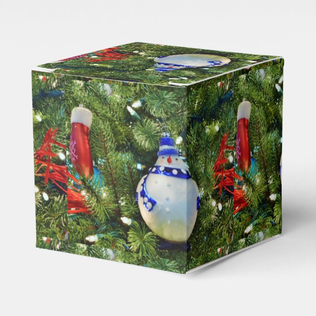 Julens utsmyckningsruta presentaskar (Framsidan Sidan)