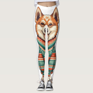 Julens Valp i Mysiga sötare Leggings