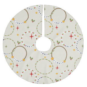 Julens Vänskap Bracelets Julgransmatta Borstad Polyester