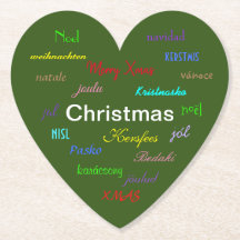 Julens Värld runt Modern Grönt Heart