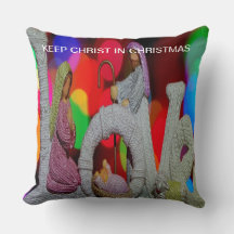 Julens väsen med Kärlek i nativitetsscenen