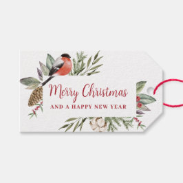 Julens vattenfärg - Folie Presentetikett