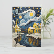 Julens Vintage Art inspirerad av Van Gogh