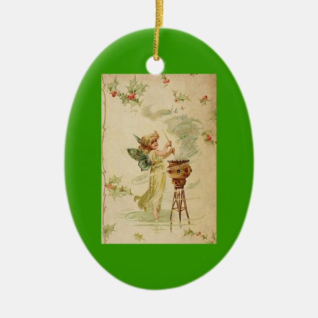 Julens Vintage Fairy Ornament (Framsidan)