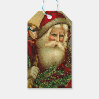 Julens vintage Helgdag Gift-Märkre Presentetikett