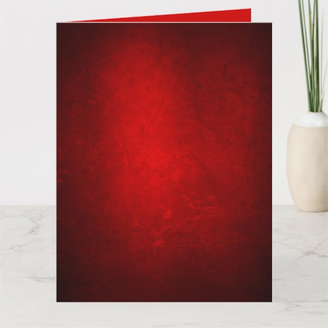 Julens Vintage Red Kort (Framsida)