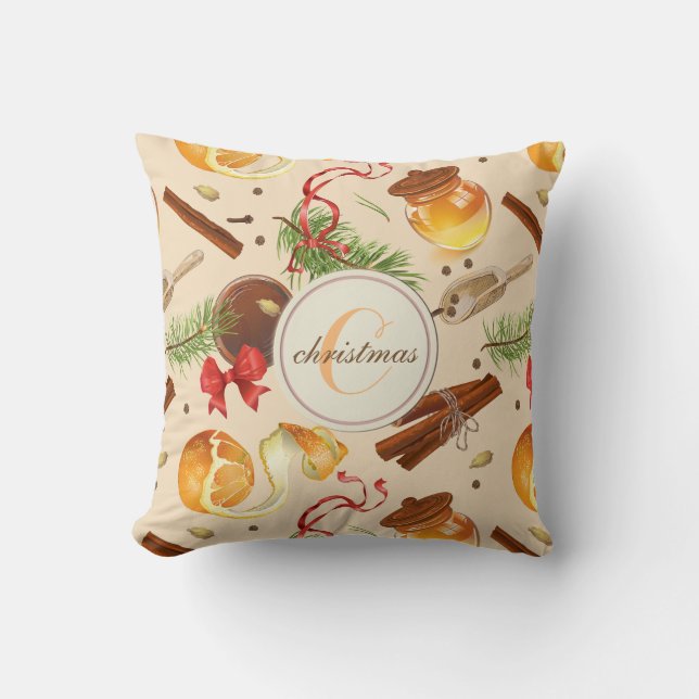 Julens Vintage Scents Kudde (Framsida)
