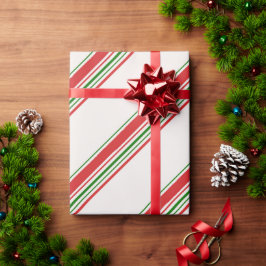 Julepaketet candy cane Rand Presentpapper