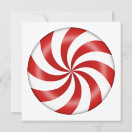 Julepermint Candy Helgdag Card Julkort