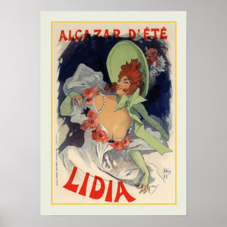 Jules Chéret,annons,1895 Poster