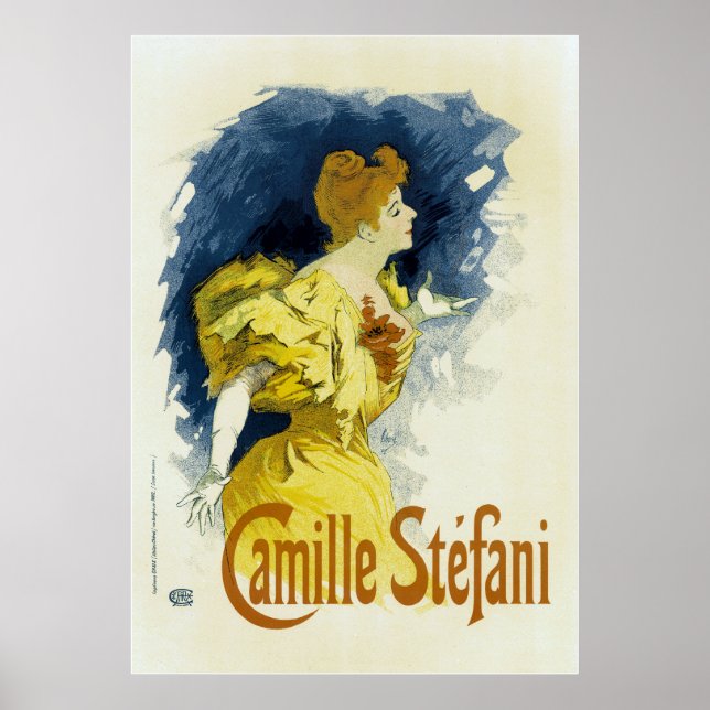 Jules Cheret ~ Camille Stefani Poster (Framsidan)
