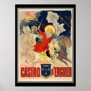 Jules Cheret Casino D'Enghien Tryck