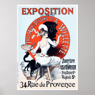 Jules Cheret Exposition Art nouveau Poster