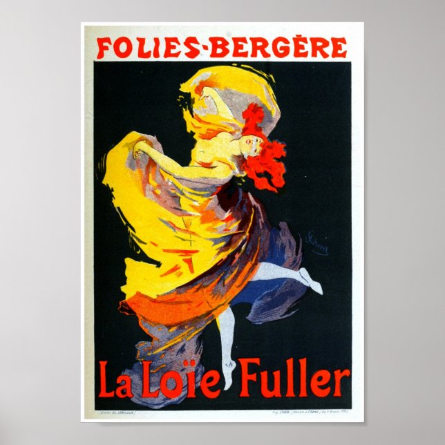 Jules Cheret-Folies Berger Poster (Framsidan)