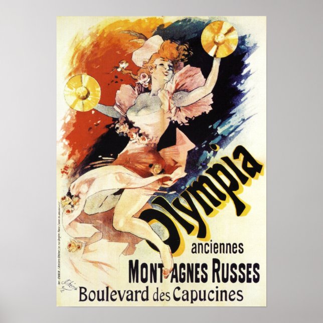 Jules Cheret Olympia Poster (Framsidan)