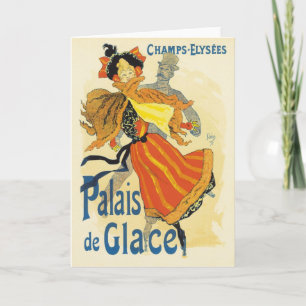 Jules Cheret - Palais de Clace Helgkort