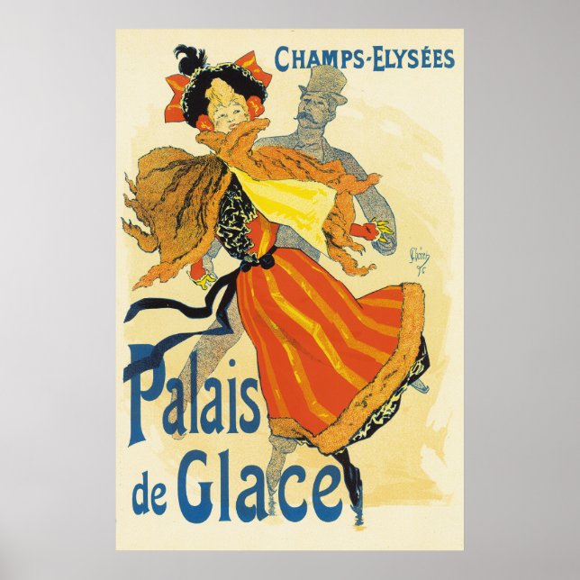 Jules Cheret - Palais de Glace Poster (Framsidan)