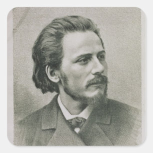 Jules Emile Massenet Fyrkantigt Klistermärke