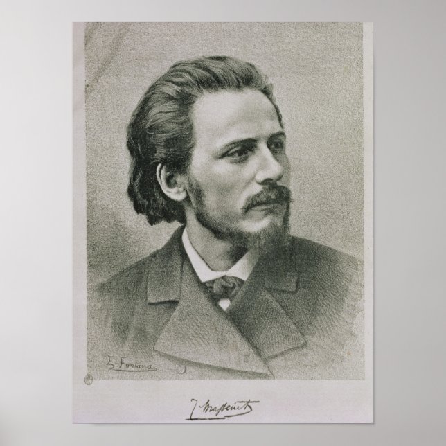 Jules Emile Massenet Poster (Framsidan)