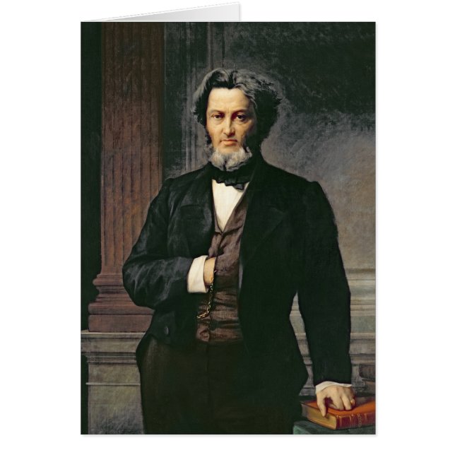 Jules Favre 1865 Hälsningskort (Framsidan)