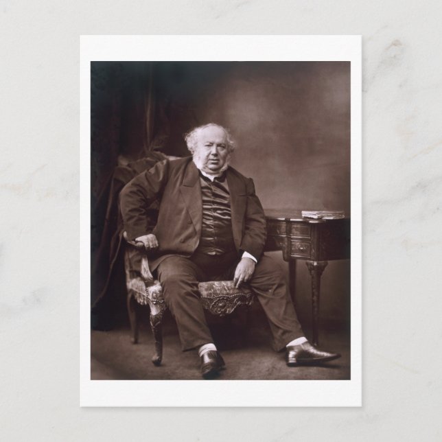 Jules Janin (1804-74), från 'Galerie Contemporaine Vykort (Framsida)