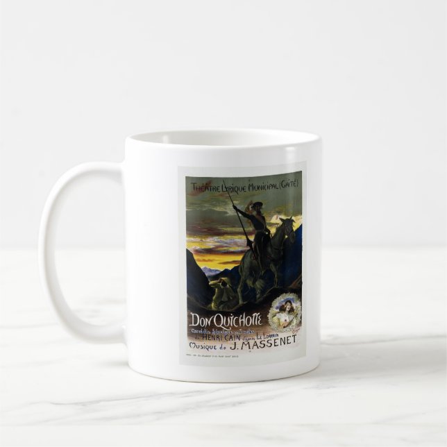 Jules Massenets universitetslärare Quichotte Kaffemugg (Vänster)