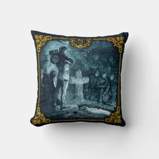 Jules Verne 20000 Leagues Dekorativ kudde 1 (Framsida)