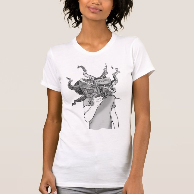 Jules Verne - 20 000 ligor under havet - bok T Shirt (Framsida)