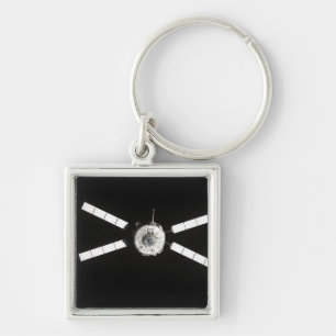 Jules Verne ATV Fyrkantig Silverfärgad Nyckelring