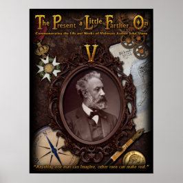 Jules Verne Commemorative Poster