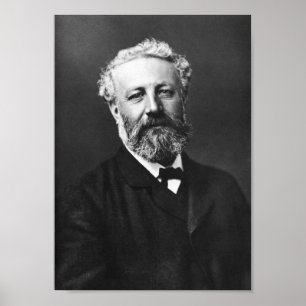 Jules Verne porträtt - vid Felix Nadar - 1878 Poster