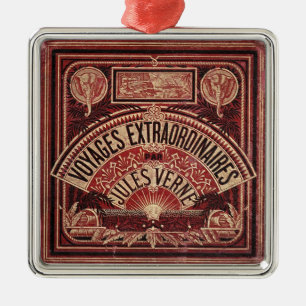 JULES VERNE "RESER EXTRAORDINAIRES" (1878) JULGRANSPRYDNAD METALL