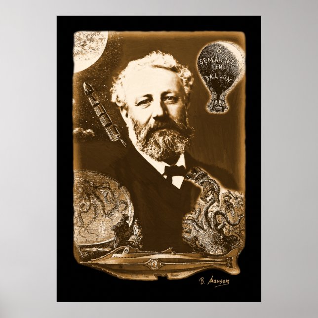 Jules Verne Tribute Poster (Framsidan)