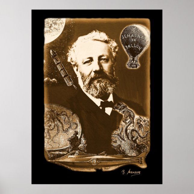 Jules Verne Tribute Poster (Framsidan)