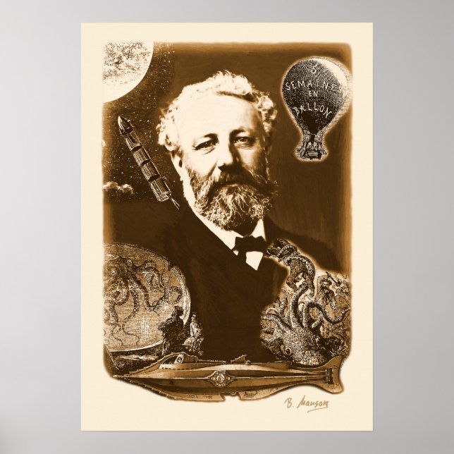 Jules Verne Tribute Poster (Framsidan)