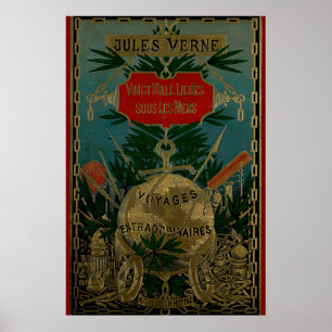 Jules Verne utöver det vanliga resor Poster