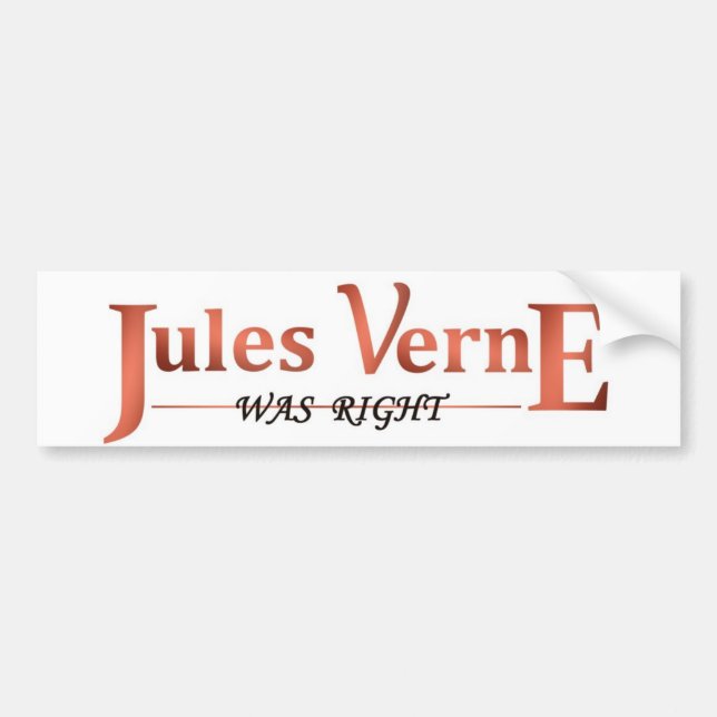 Jules Verne var höger Bildekal (Framsidan)