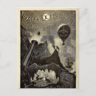 Jules Vernes voyages Extraordinaires Vykort