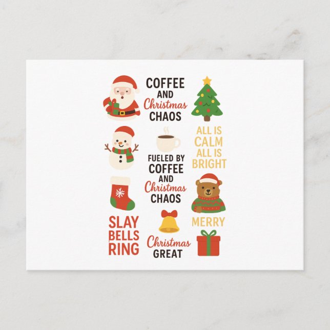 Julesthetiskt specialerbjudande  helg vykort (Framsida)