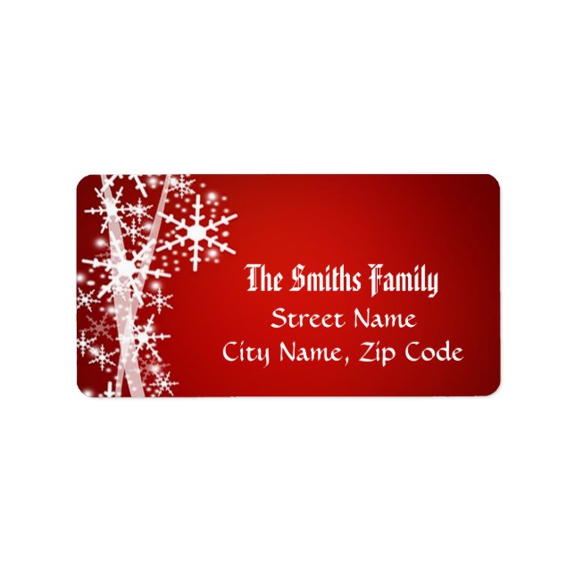Juletikett Adressetikett (Framsidan)