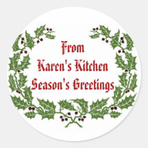 Juletikett Säsongssäsong: bakning, mat