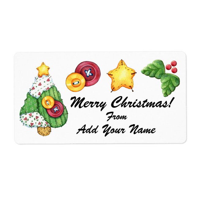 Juletikett - SRF Fraktsedel (Framsidan)