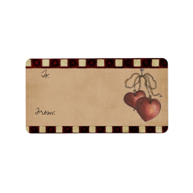 Juletiketter Adressetikett (Framsidan)