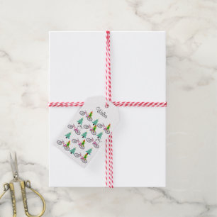juletiketter Elf Bicycles  Presentetikett