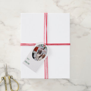 Juletiketter för kvarhållna objekt presentetikett