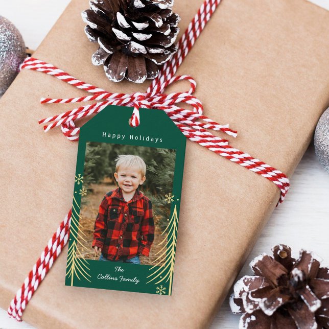 Juletiketter för Märkre av vinterscen Presentetikett (Skapare uppladdad)