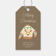 Juletiketter för mjuk Personlig