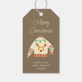 Juletiketter för mjuk Personlig Presentetikett