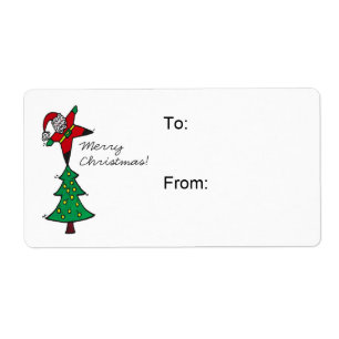 Juletiketter Fraktsedel